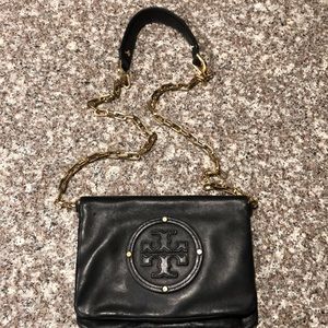 Tory Burch Leather Logo Crossbody Handbag